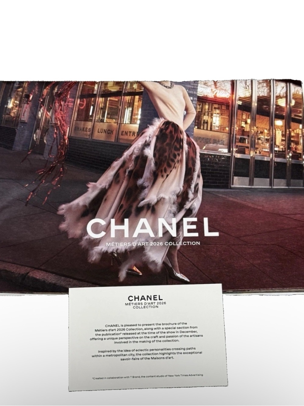 CHANEL MÉTIERS D'ART 2026 COLLECTION Poster Magazine - Picture 3 of 11
